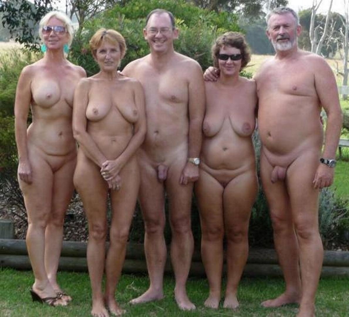 Naked family enjoyment